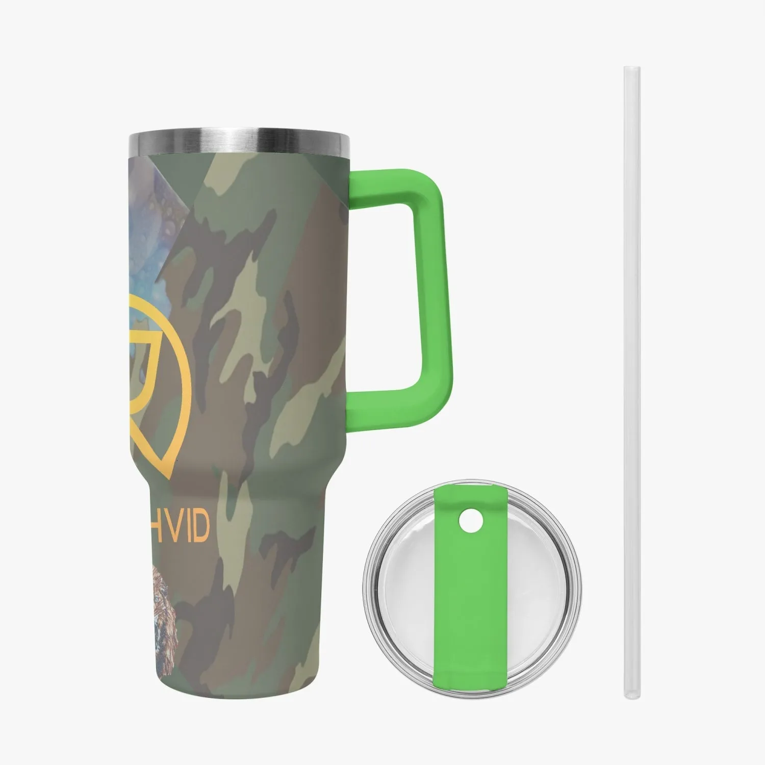 1102. Rachvid Camouflage 40oz Car Tumbler Cup