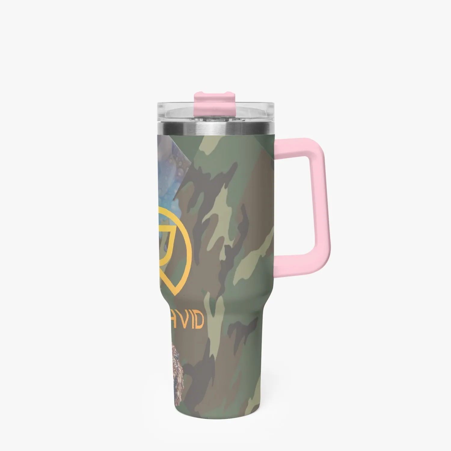 1102. Rachvid Camouflage 40oz Car Tumbler Cup