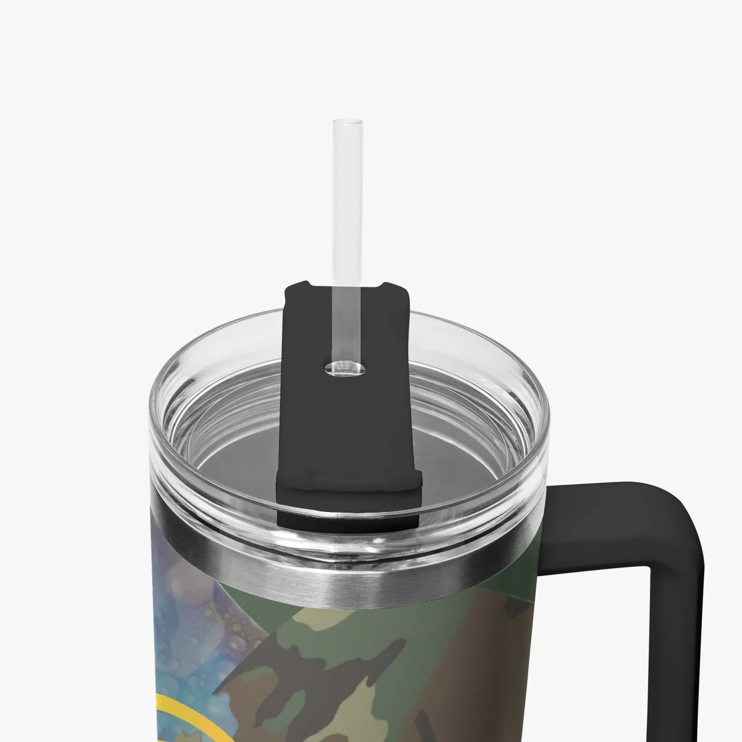 1102. Rachvid Camouflage 40oz Car Tumbler Cup