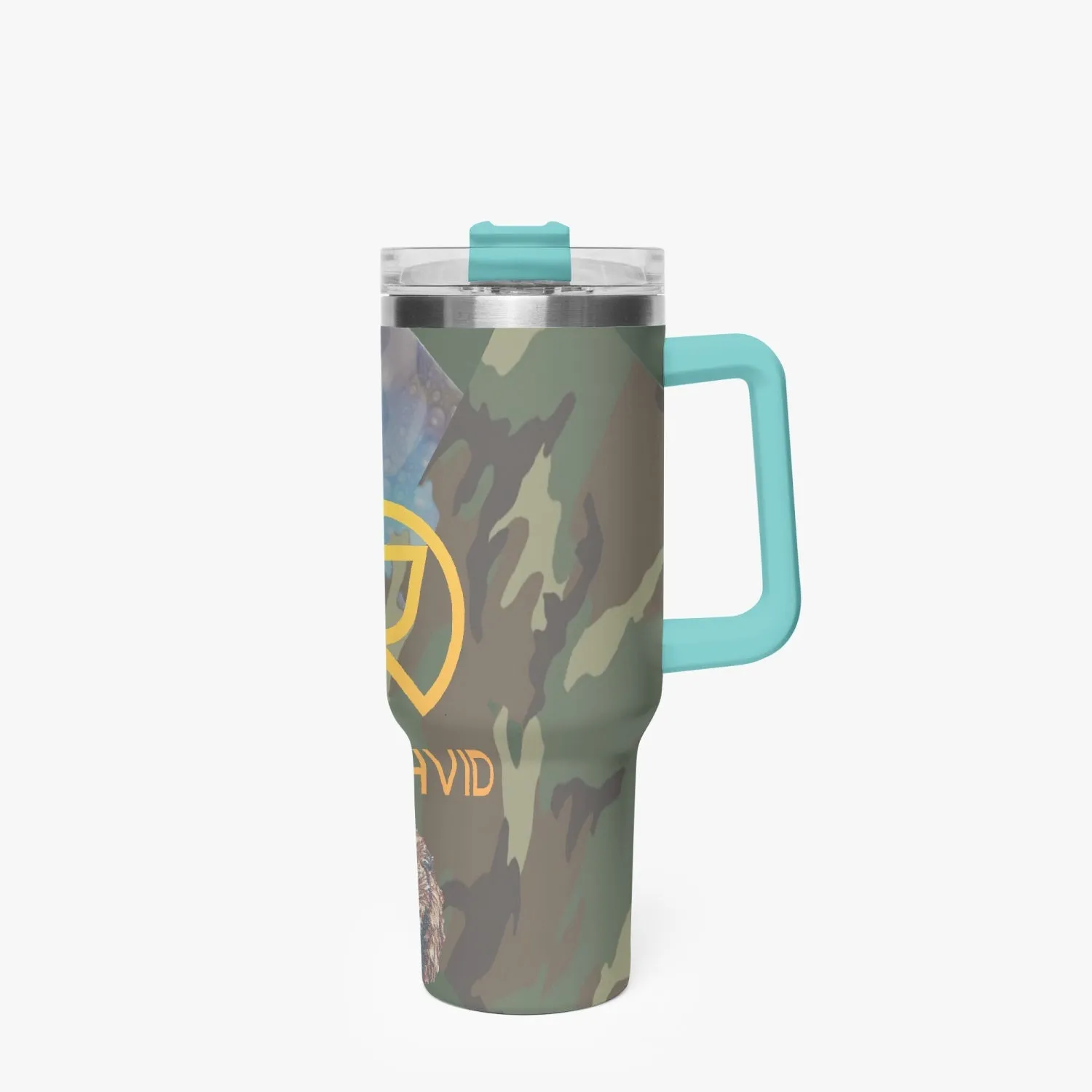 1102. Rachvid Camouflage 40oz Car Tumbler Cup