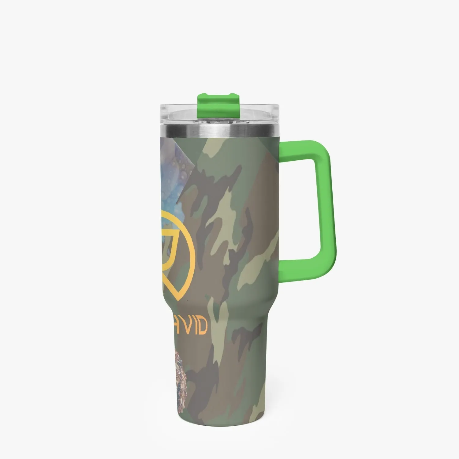 1102. Rachvid Camouflage 40oz Car Tumbler Cup