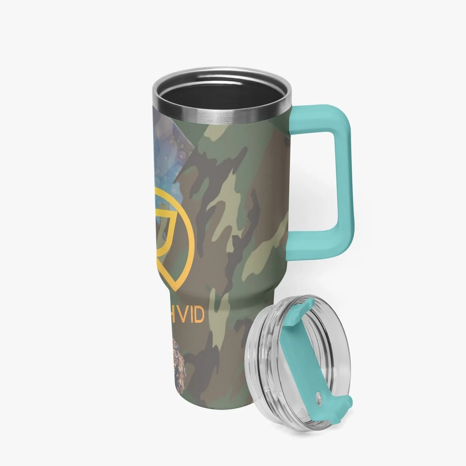 1102. Rachvid Camouflage 40oz Car Tumbler Cup