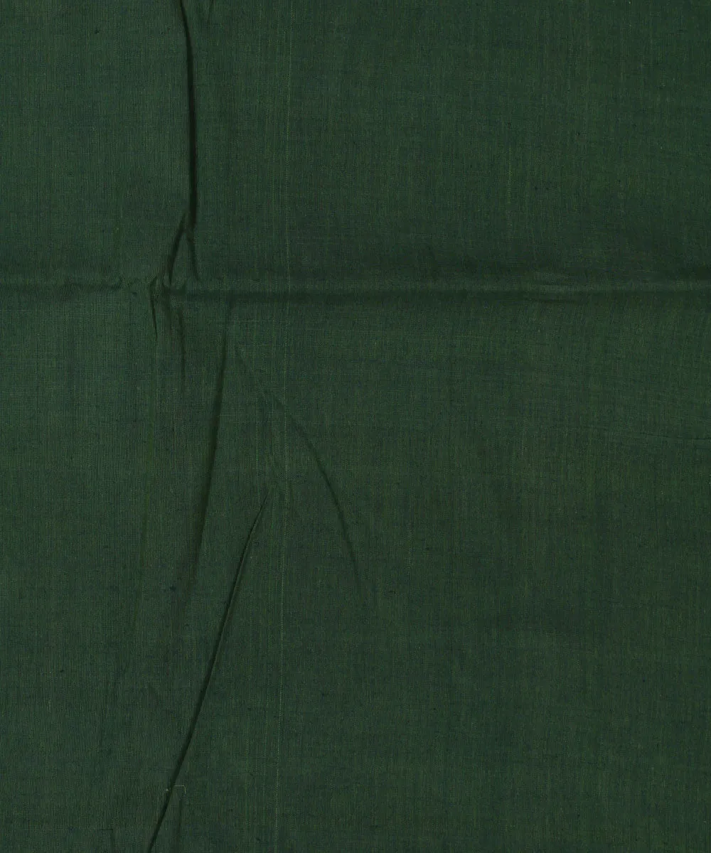 1.96m Green Handloom Cotton Fabric