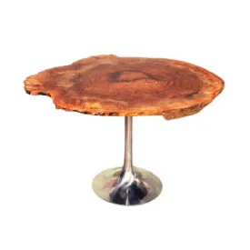 4 Seater Live Edge Dining Table (Shapey Round)