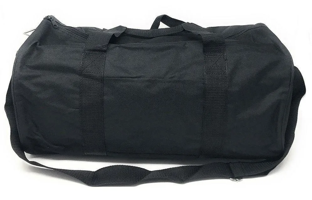 55 LOT Roll Round 18 inch Duffle Duffel Bag Travel Sports Gym Work School Carry On