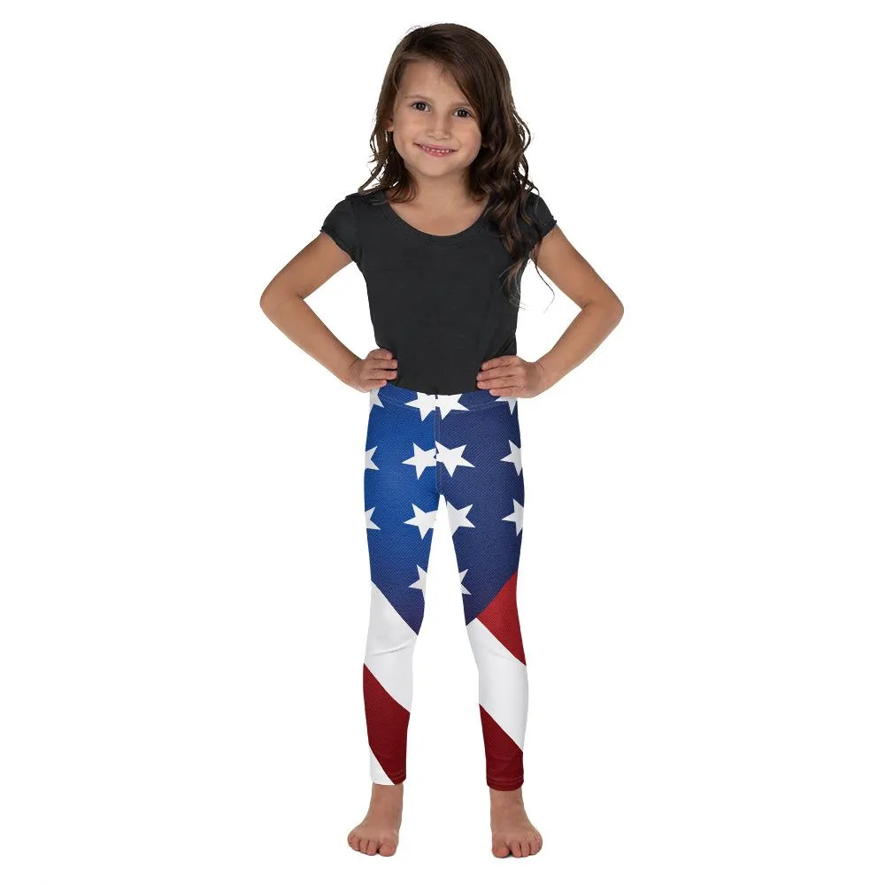 American Flag Kid's Leggings