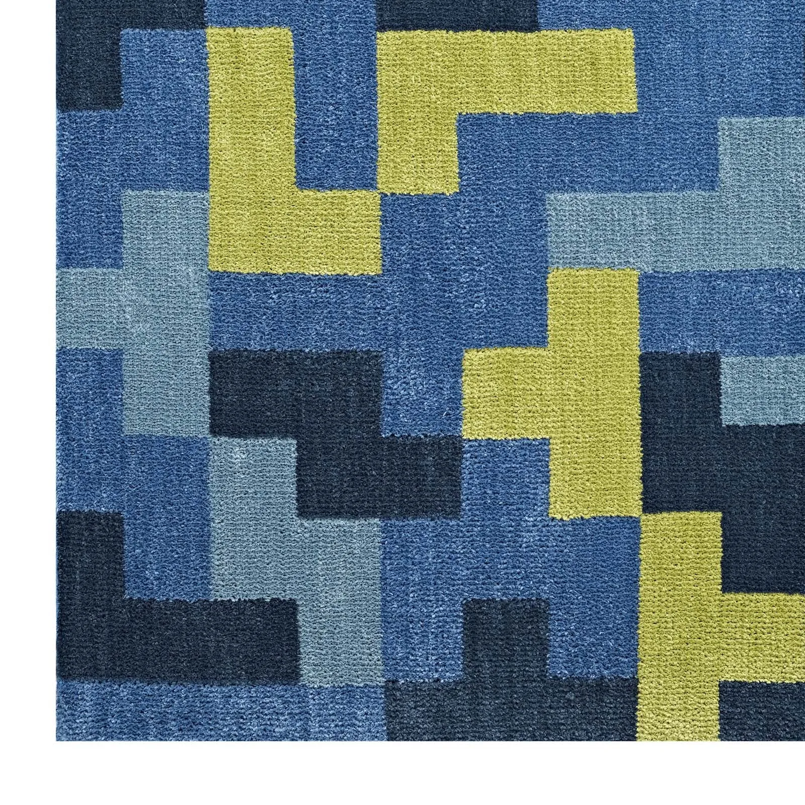 Andela Interlocking Block Mosaic Area Rug by Modway