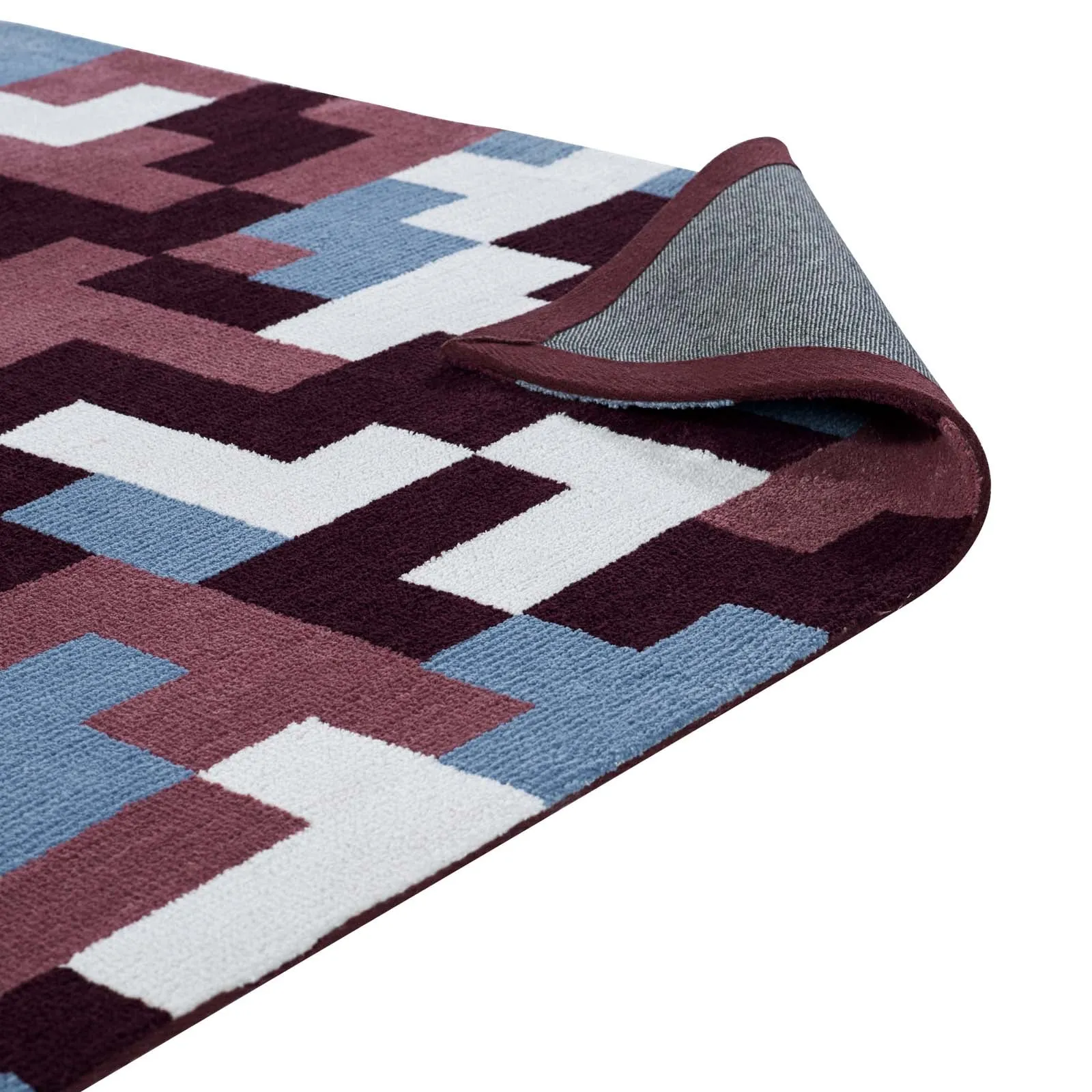 Andela Interlocking Block Mosaic Area Rug by Modway