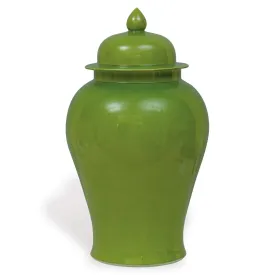 Apple Green Porcelain Ginger Jar