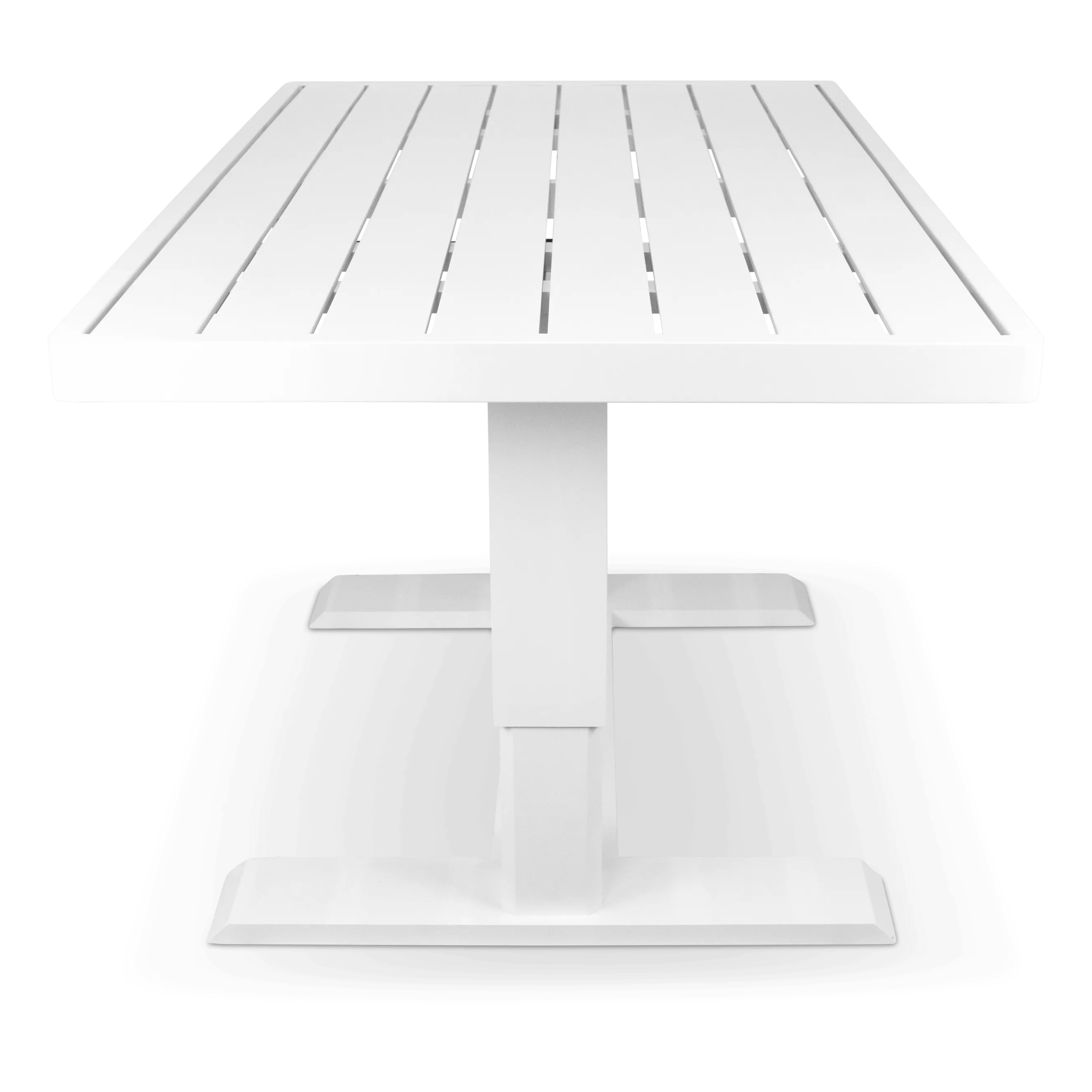 Stylish Aveiro Arctic White Adjustable Hybrid Coffee Table