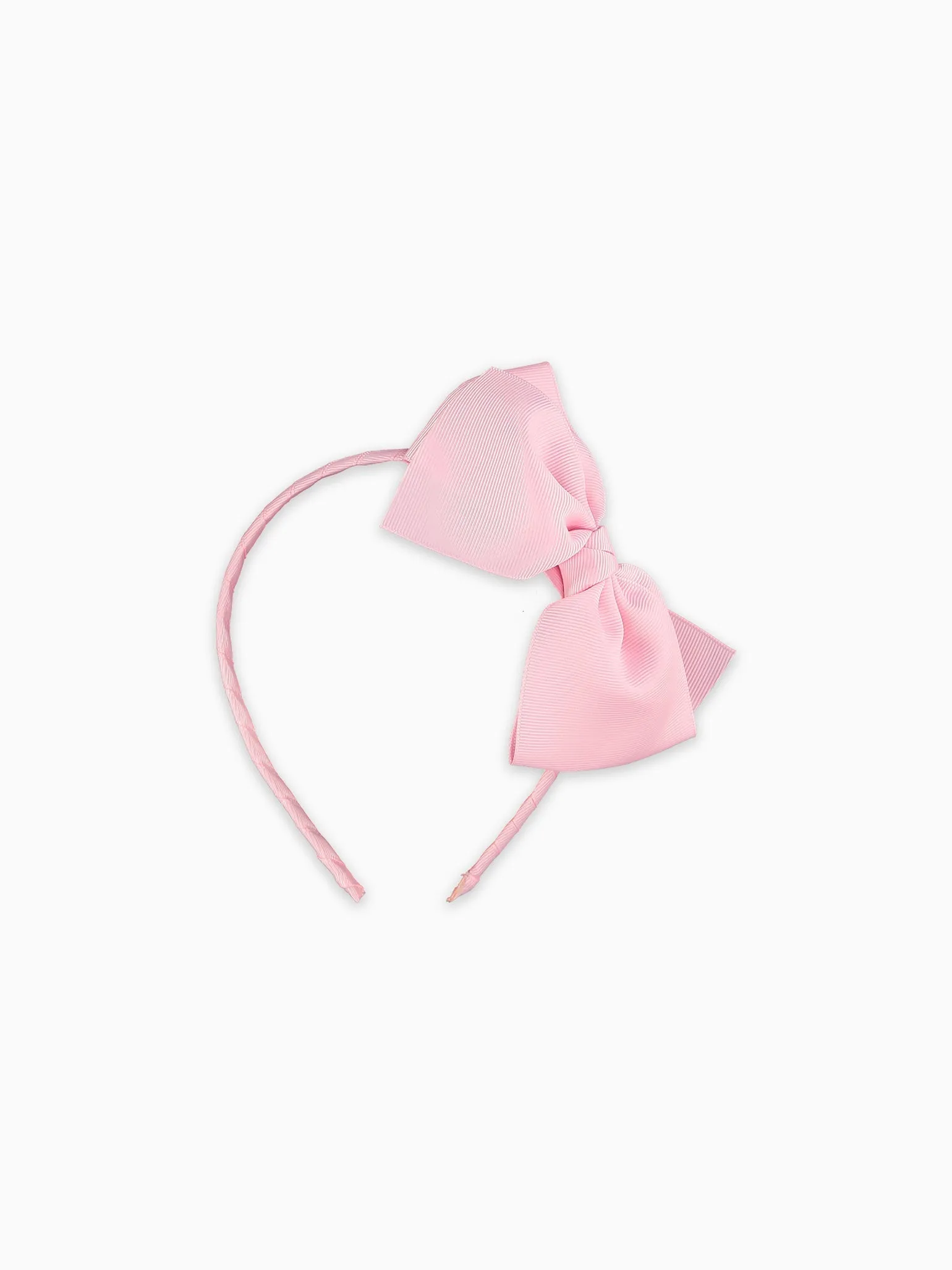 Baby Pink Big Bow Girl Headband