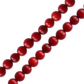 Bamboo coral round beads 4mm strand (1)