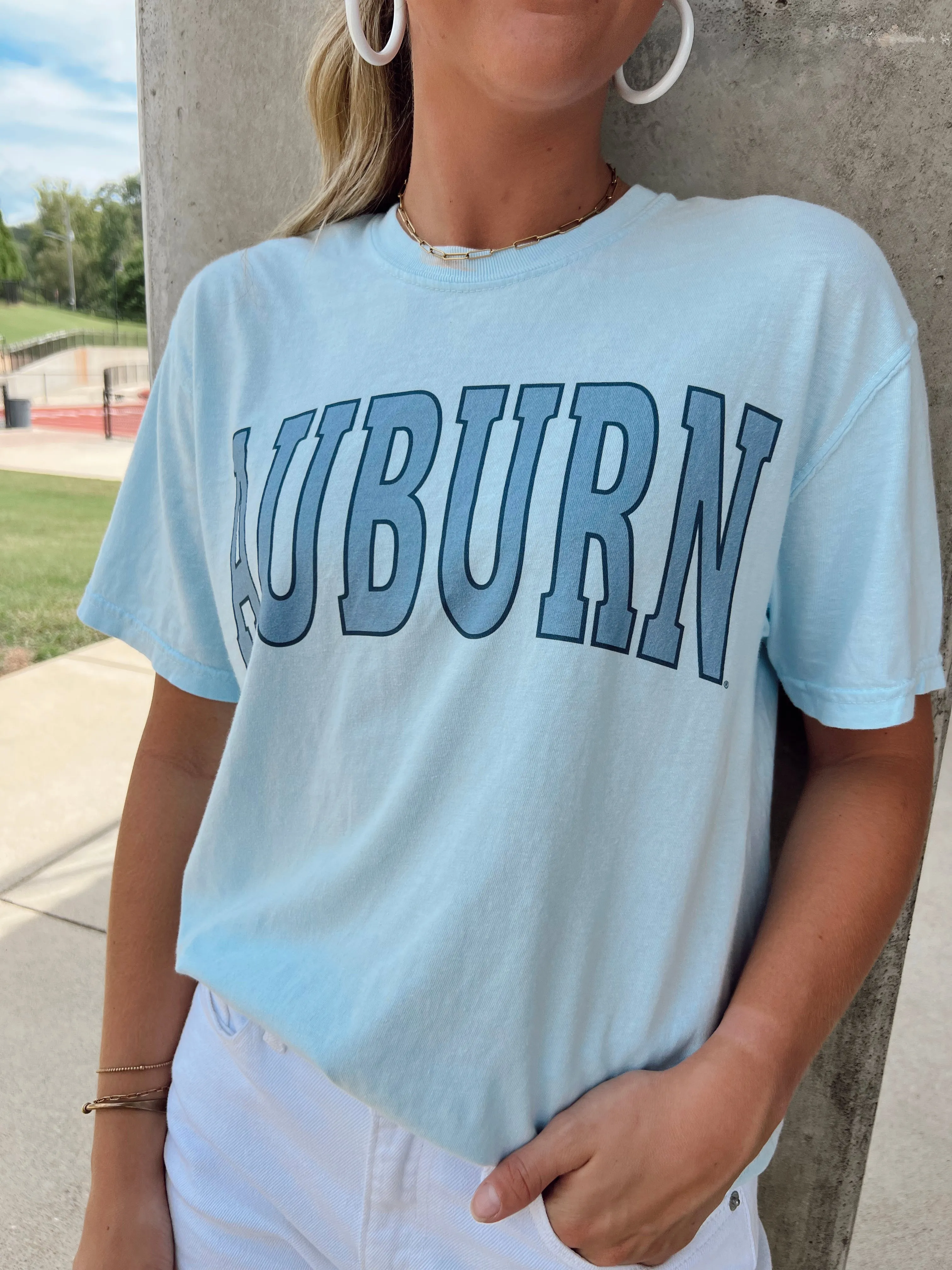 Big Auburn Arch T-Shirt Blue