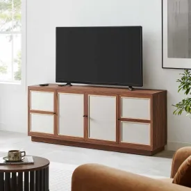 Capri 63" Wood Grain TV Console by Modway