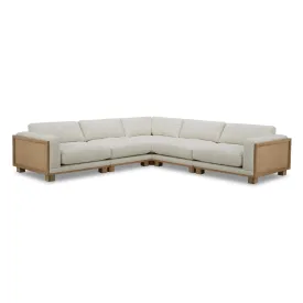 Cayman 5pc Mellow Ivory Sectional