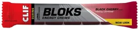 CLIF Shot Bloks Energy Chews for Active Sports - Black Cherry ( caffeine)