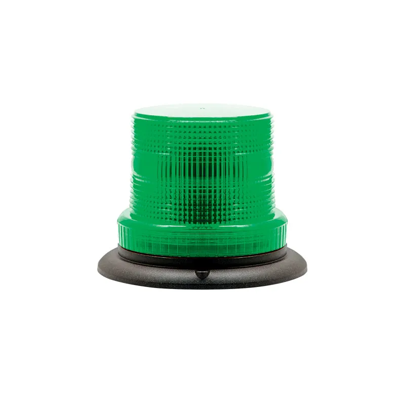 Compact Green Warning Beacon - Three-Bolt Mount