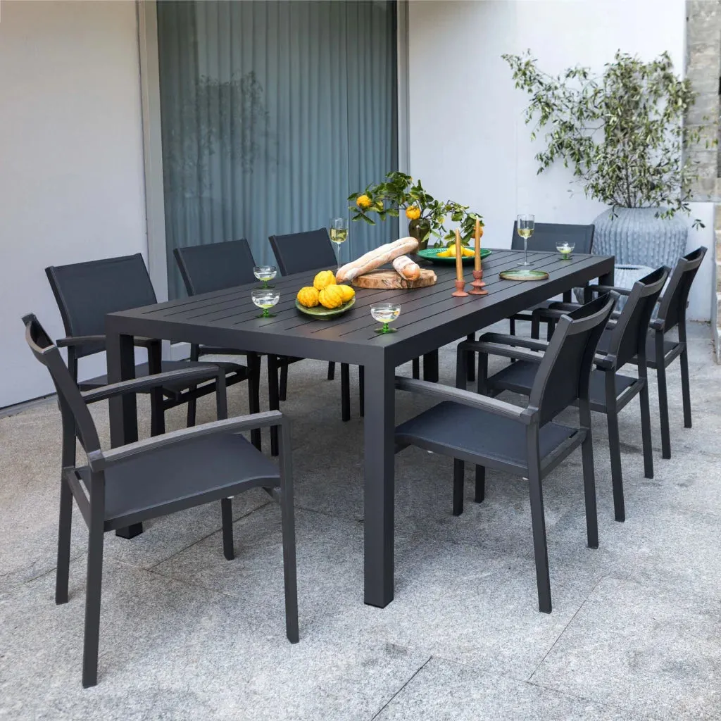 Large 220x100cm Outdoor Table - Durable and Stylish Patio Furniture for Crete