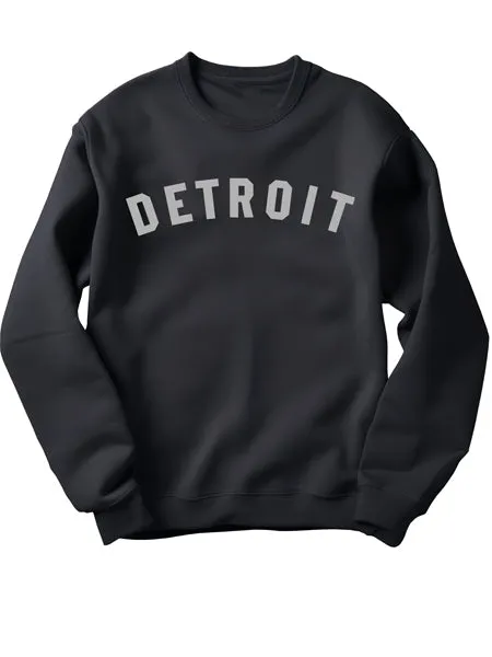 Detroit Classic Unisex Sweatshirt - Gray / Black