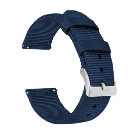 Gear S3 Classic Frontier Two Piece NATO® Style Navy Blue Watch Band