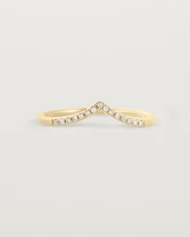 Gentle Point Ring | White Diamonds