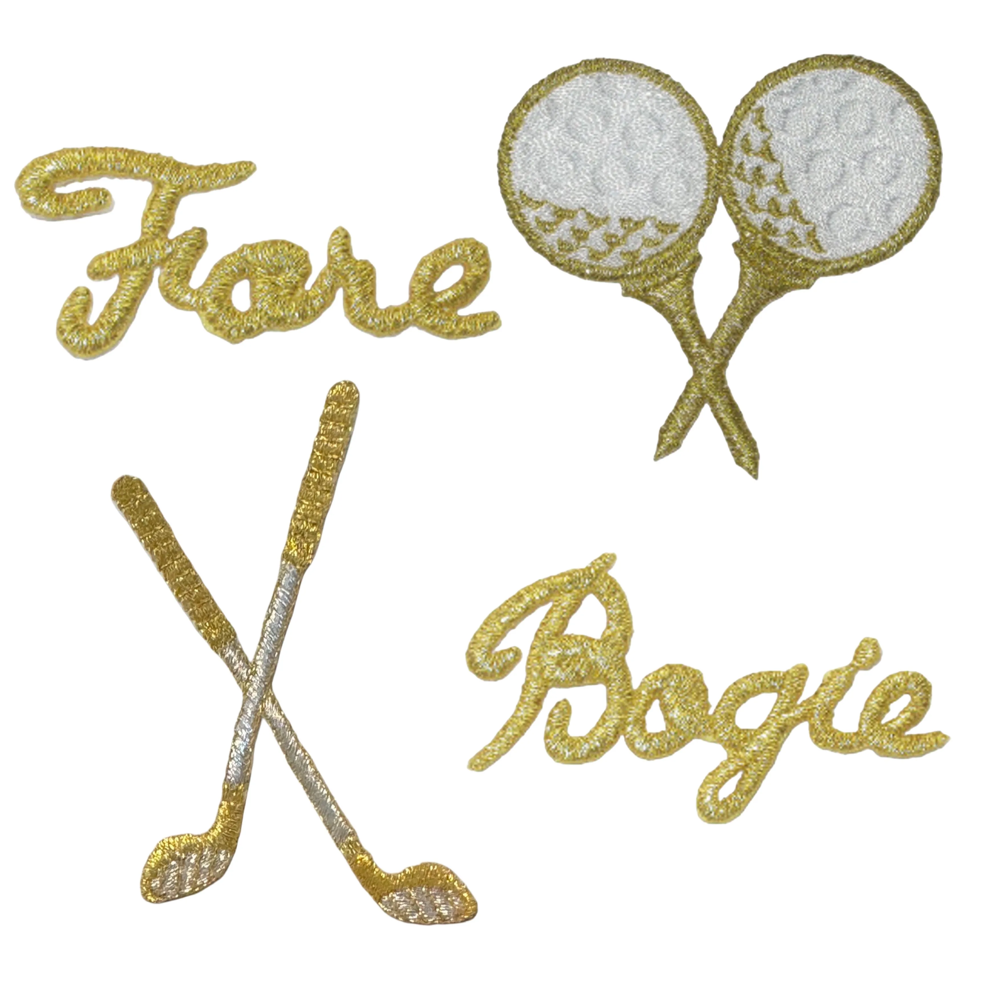 Golf Iron On Patches