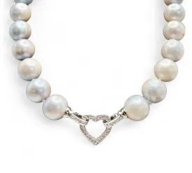 GRAY SOUTH SEA PEARL CHOKER