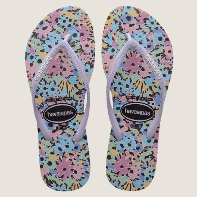 Havaianas Slim Print Floral Ditsy Thong