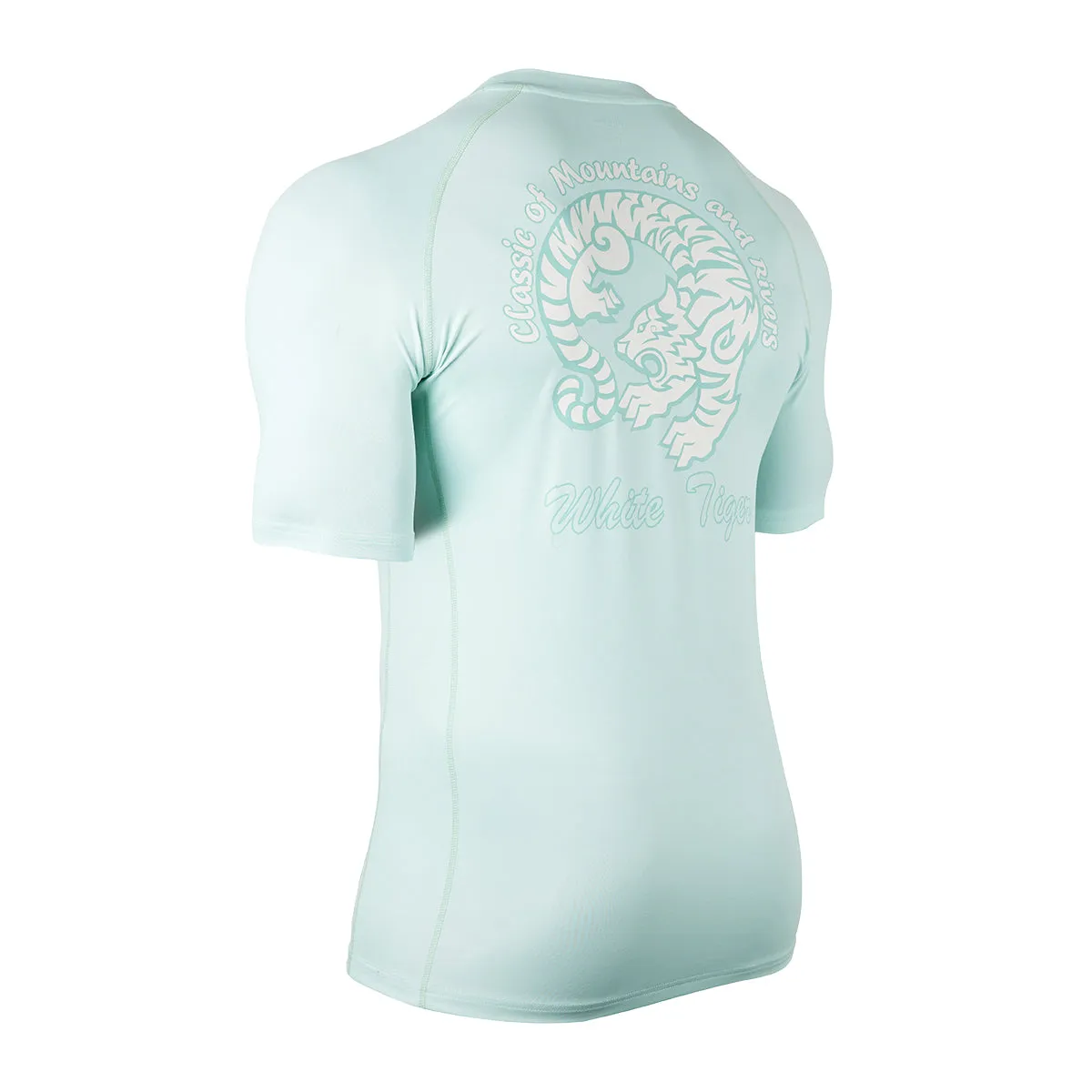 HUGE SPORTS UPF50  Men’s Short Sleeve Rash Guard  - Green