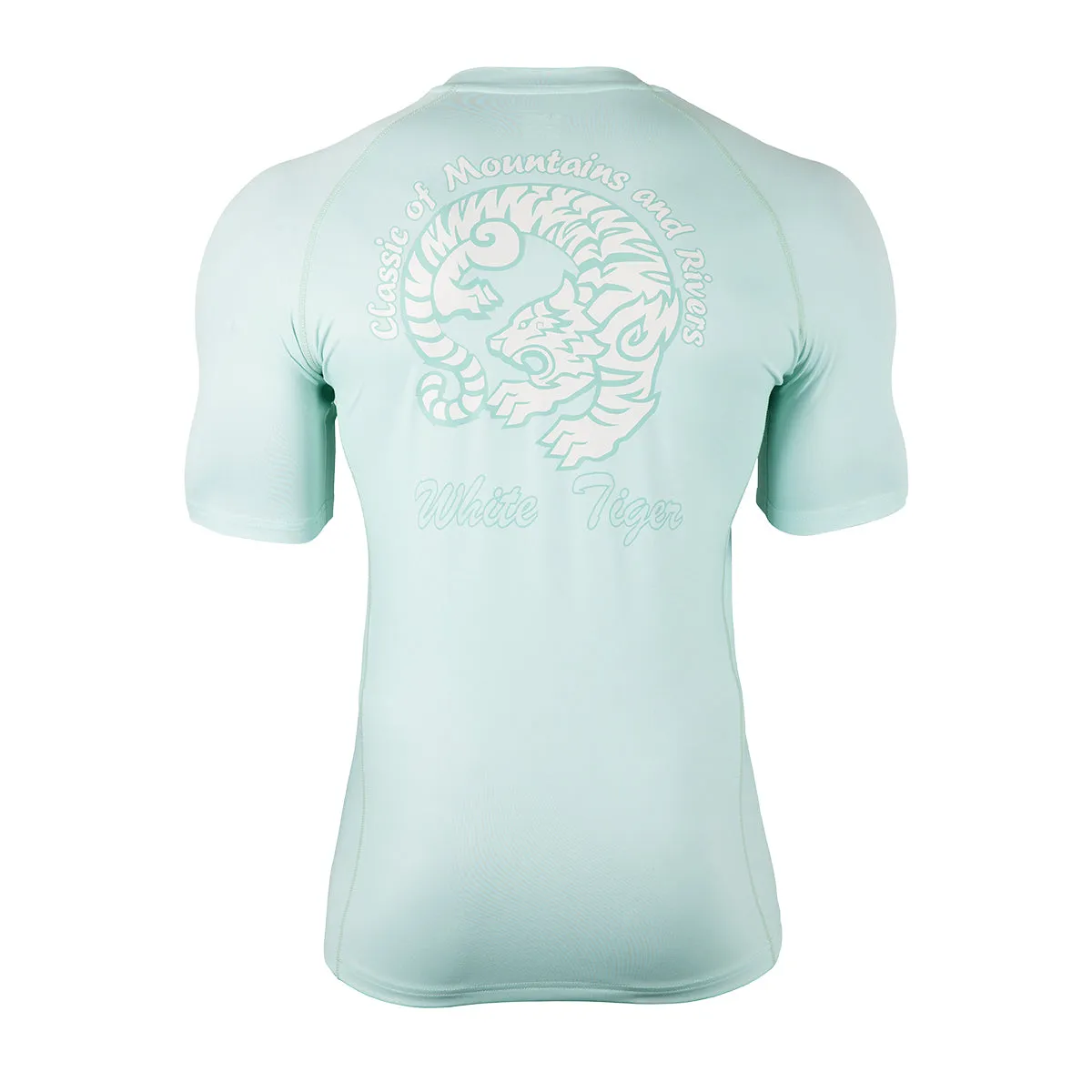 HUGE SPORTS UPF50  Men’s Short Sleeve Rash Guard  - Green