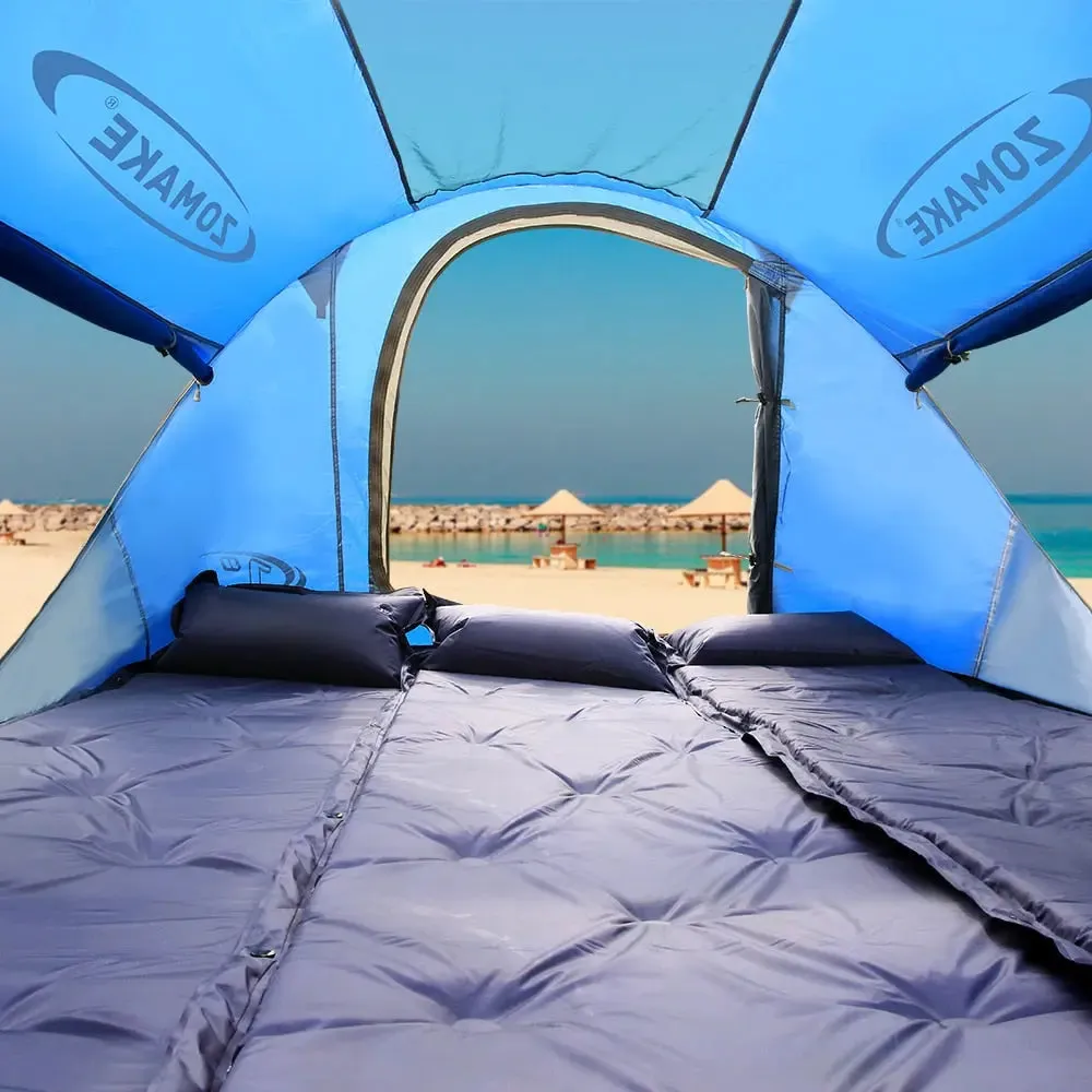 Instant Pop Up Beach Tent - Large Automatic Lightweight Camping Tent for 3 People - Waterproof and Foldable