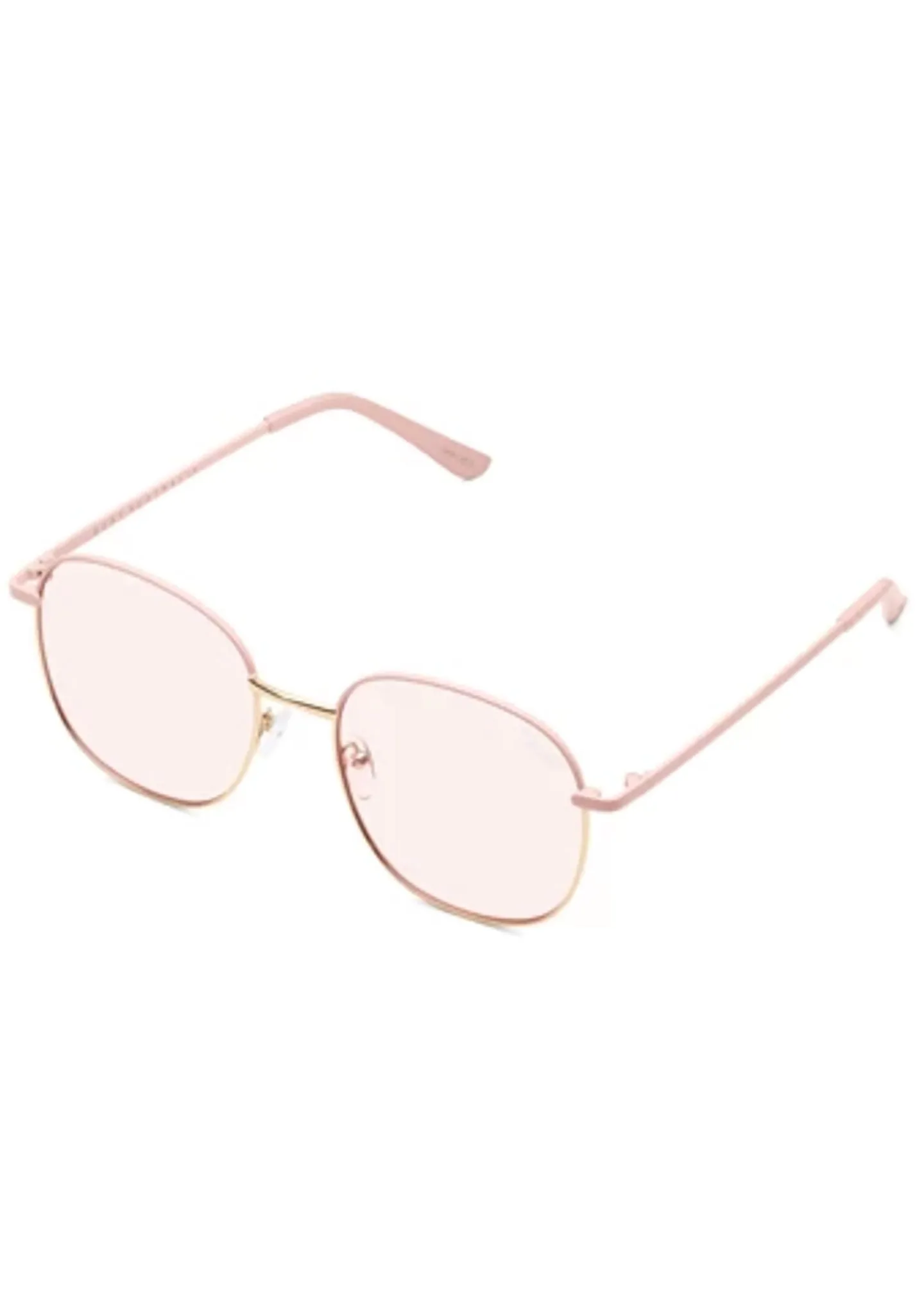 Jezabell Blue Light Glasses in Pink Gold