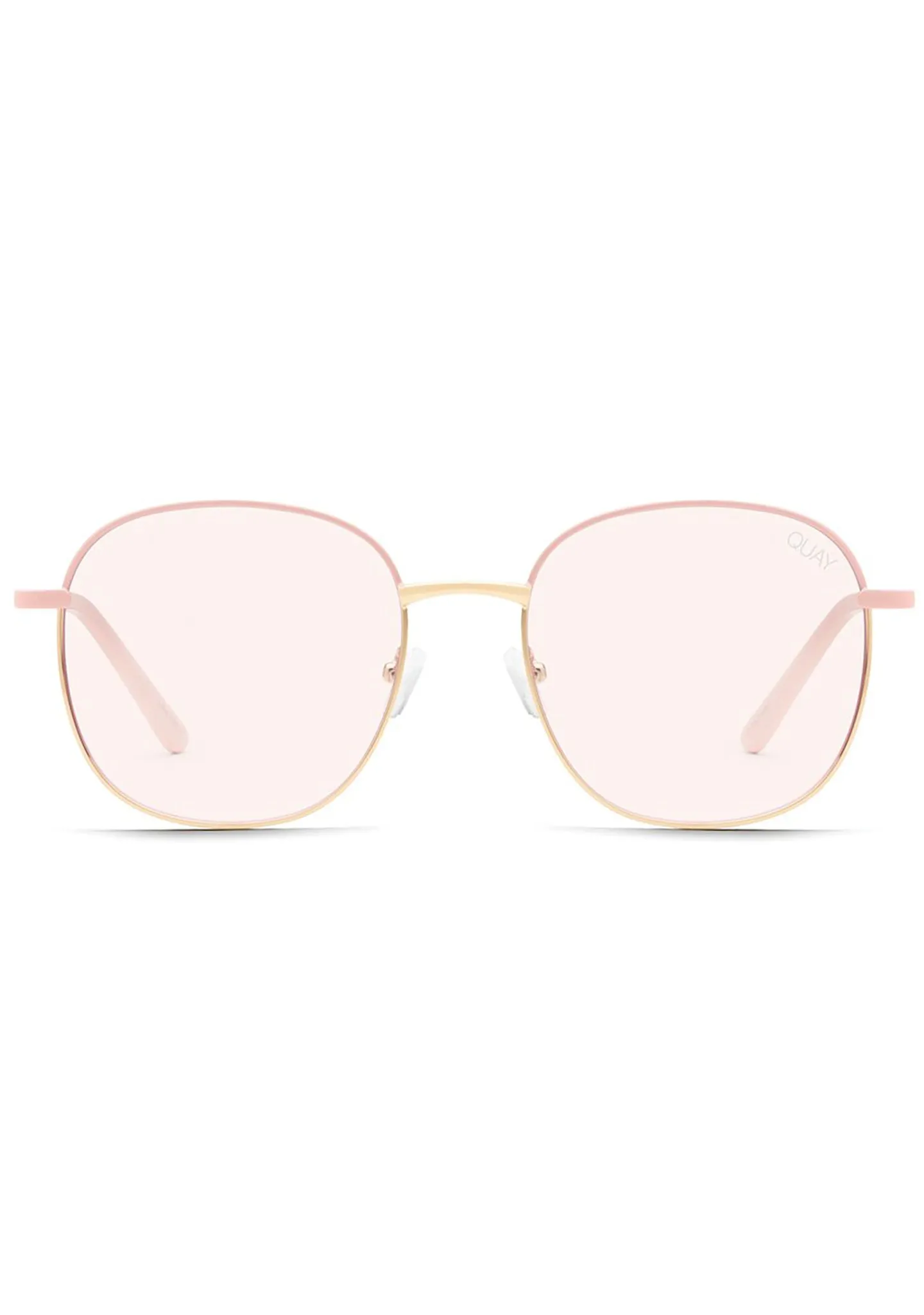 Jezabell Blue Light Glasses in Pink Gold