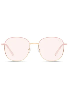 Jezabell Blue Light Glasses in Pink Gold