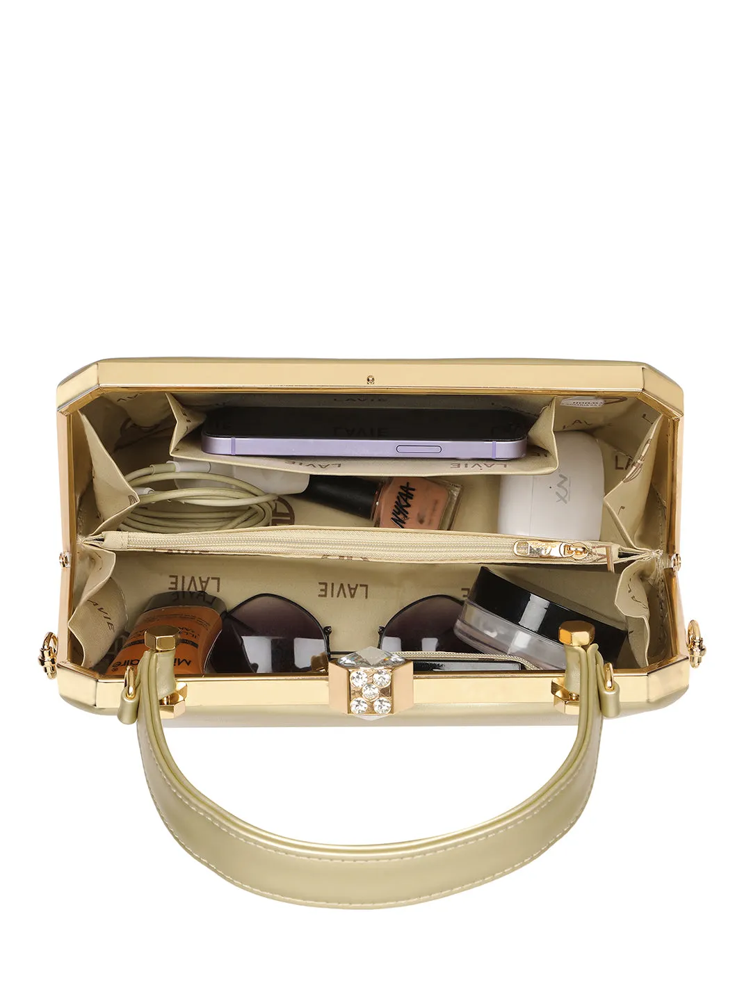 Lavie Signature Gaum Gold Large Women's Frame Bag