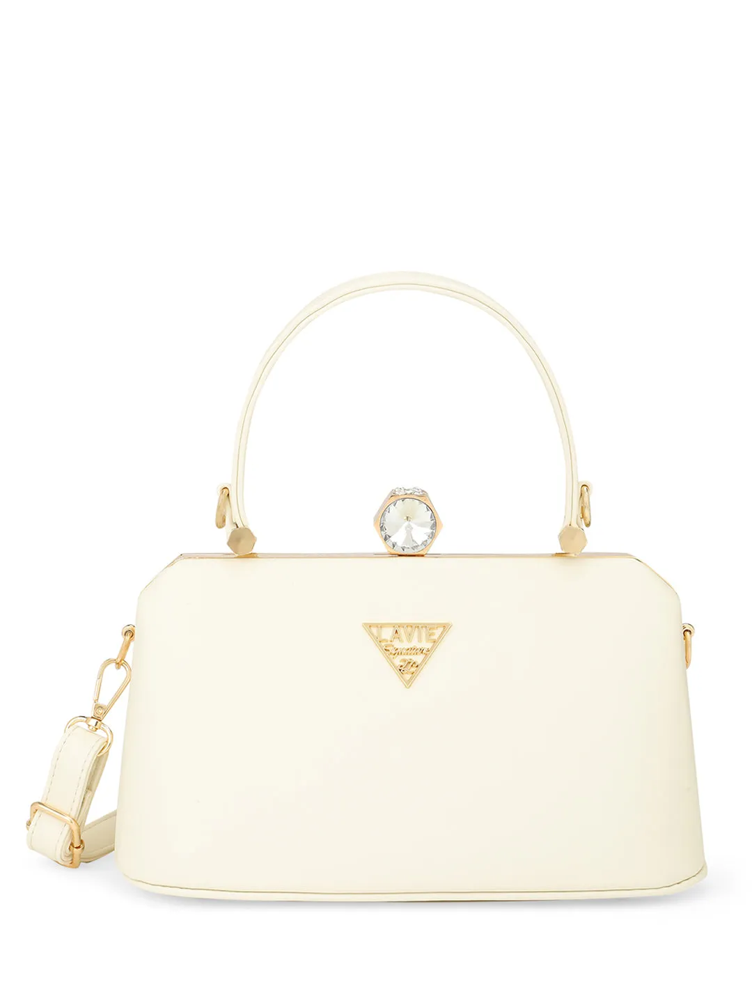 Lavie Signature Gaum Off White Large Women's Frame Bag