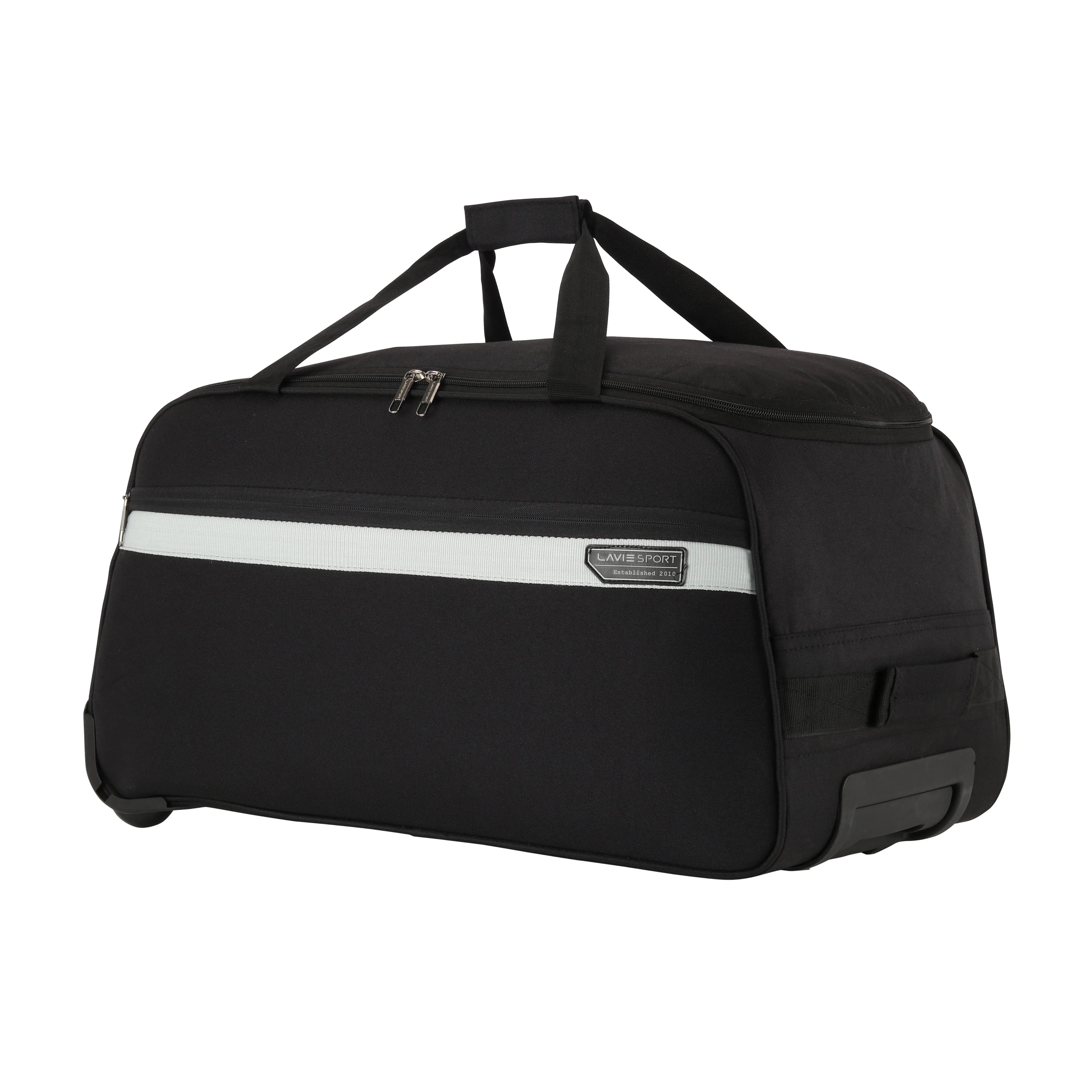 Lavie Sport Large Size 63 cms Meridian X Wheel Duffle Bag | Black