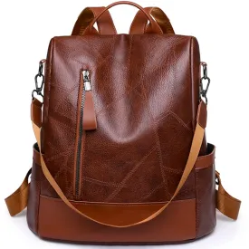 Luxe Women’s Backpack – High-Quality Soft Leather Anti-Theft Design