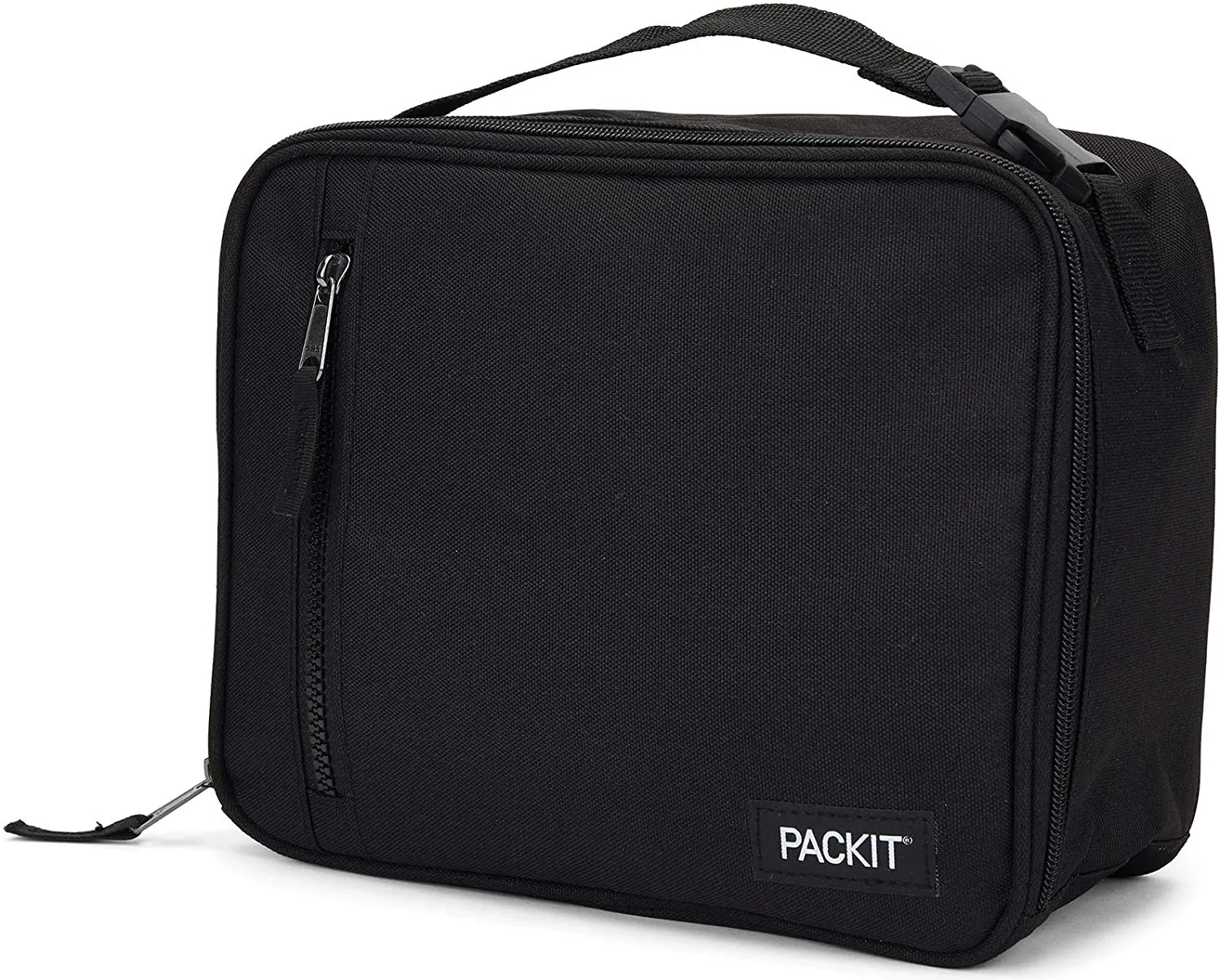 PackIt Freezable Classic Lunch Box, Gray Stripe