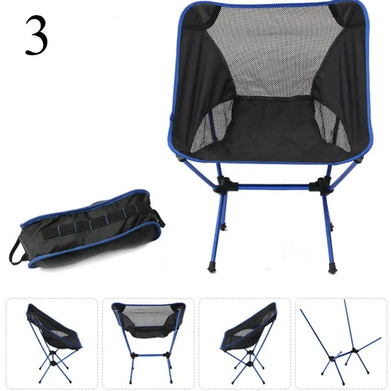 Portable Folding Beach Moon Chair  - Outdoor Camping Chairs