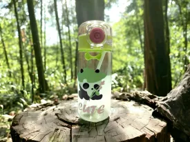 Printed Panda Theme Water Bottle.(600ml)