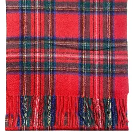 Pure Cashmere Scarf - Royal Stewart Tartan