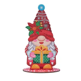 "Mrs Winter Gnome" Crystal Art XXL Buddies