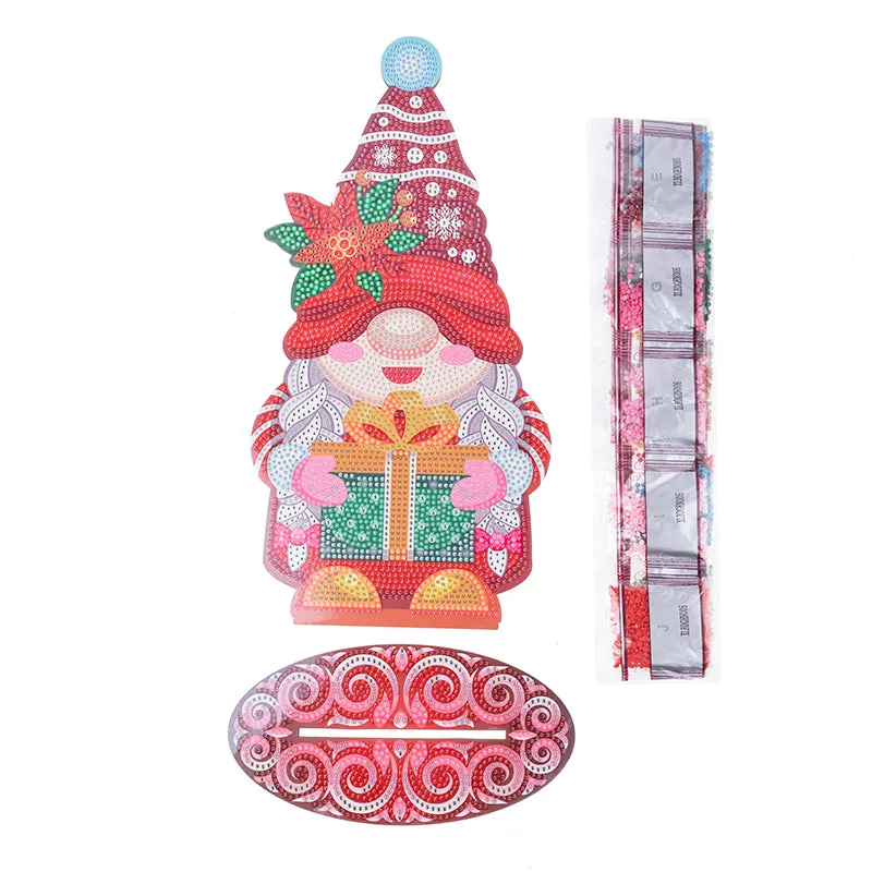 "Mrs Winter Gnome" Crystal Art XXL Buddies