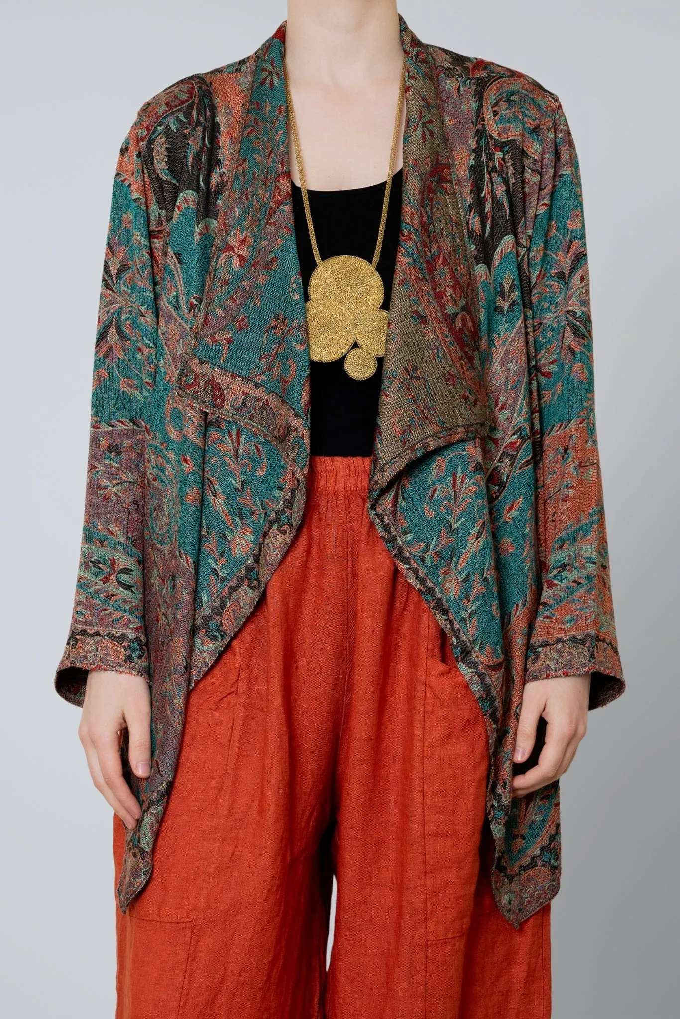 Short Printed Jacket - Manali