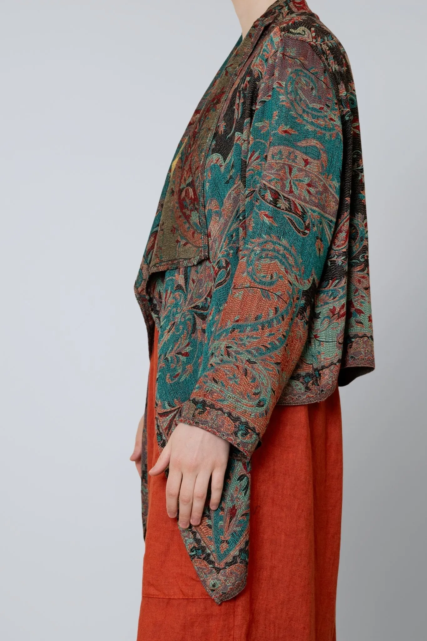 Short Printed Jacket - Manali