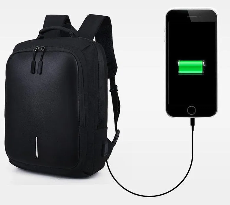 Swiss Style Anti-Theft Backpack with USB Charging