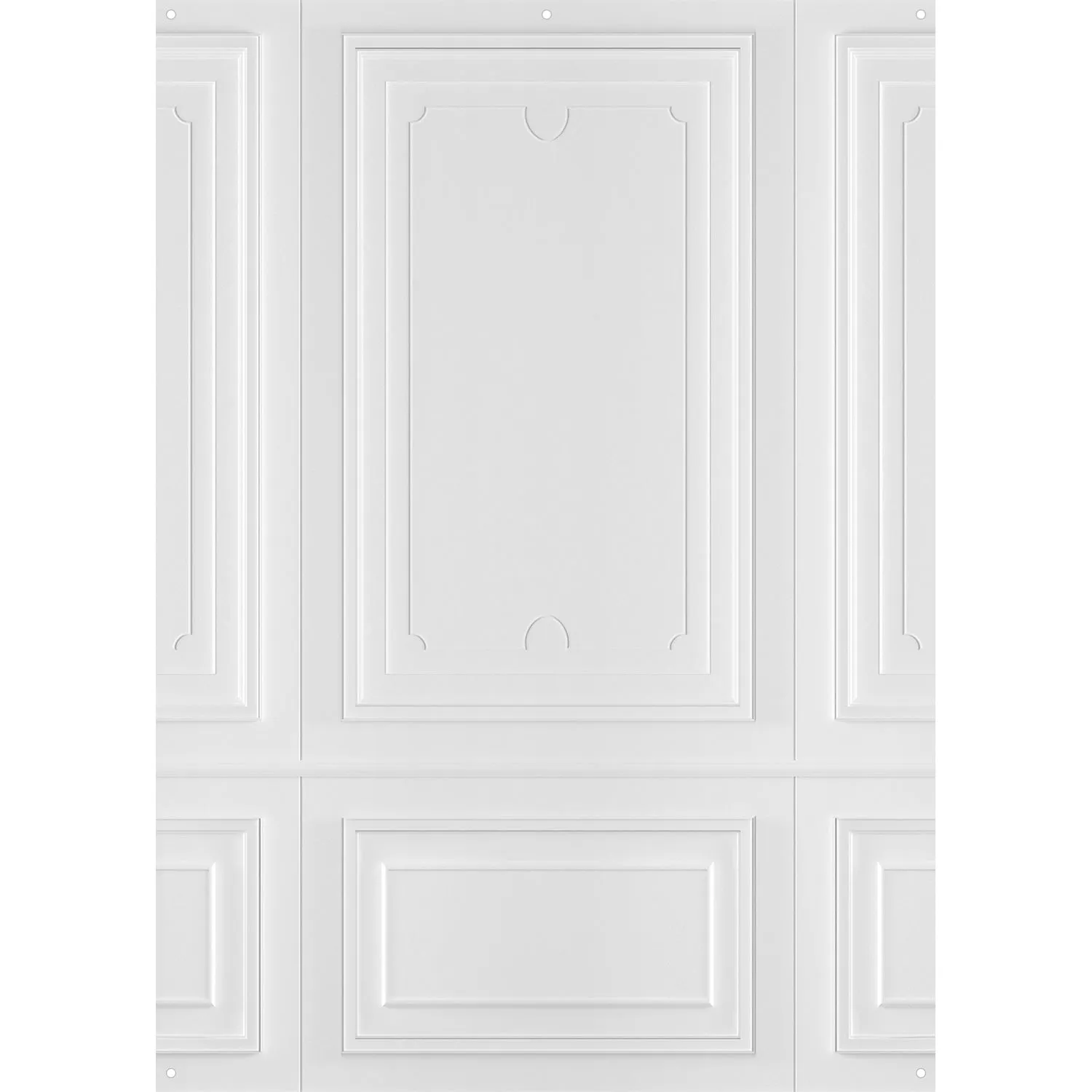 X-Drop Canvas Backdrop - Classic Wall Molding (5' x 7')